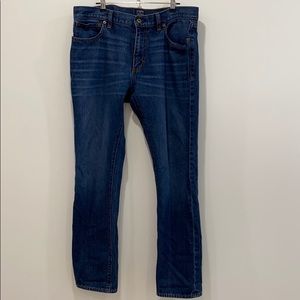 J. Crew the driggs fit denim blue jeans